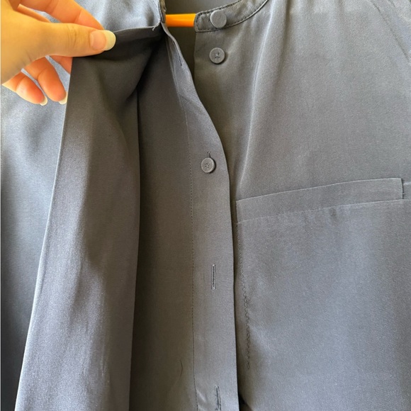 3.1 Phillip Lim Silk Mini Dress in Navy Blue Size 2 - Picture 6 of 10